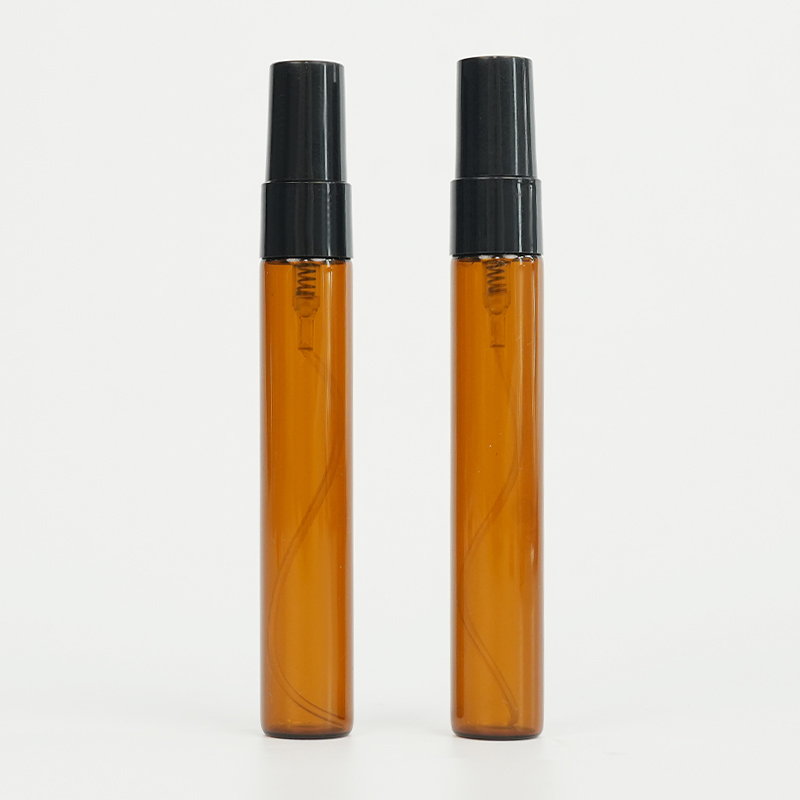Amber mini glass spray bottles
