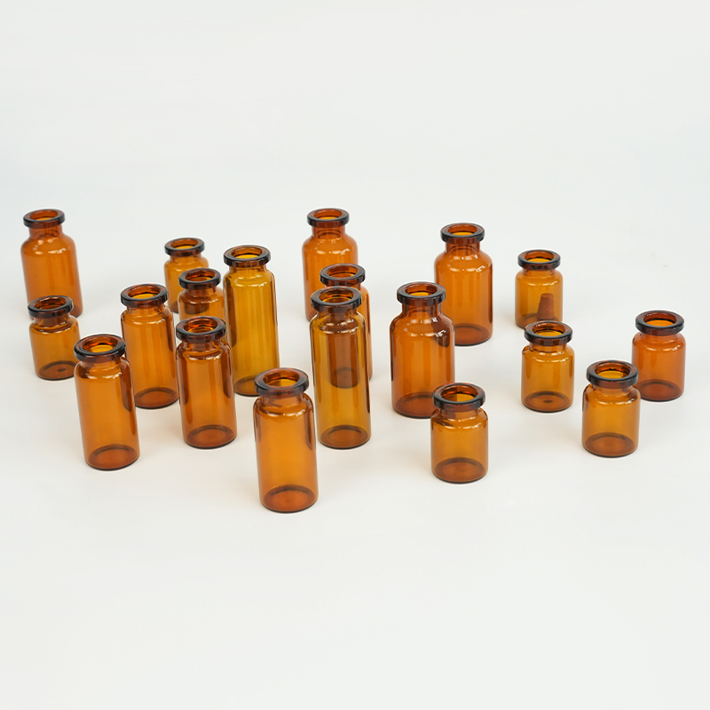 Amber glass vial