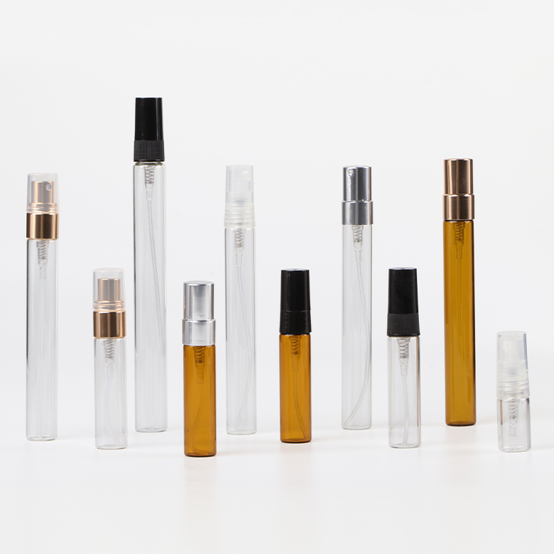 Amber mini glass spray bottles Amber mini glass spray bottles