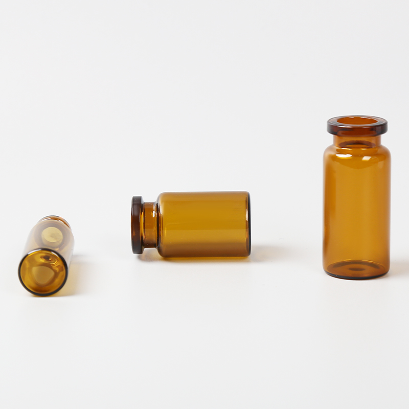 Amber glass vial