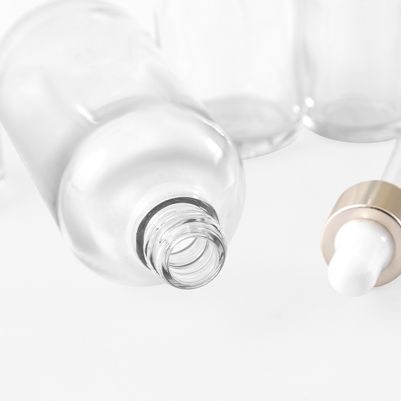 Clear glass essential oil bottle Clear glass essential oil bottle