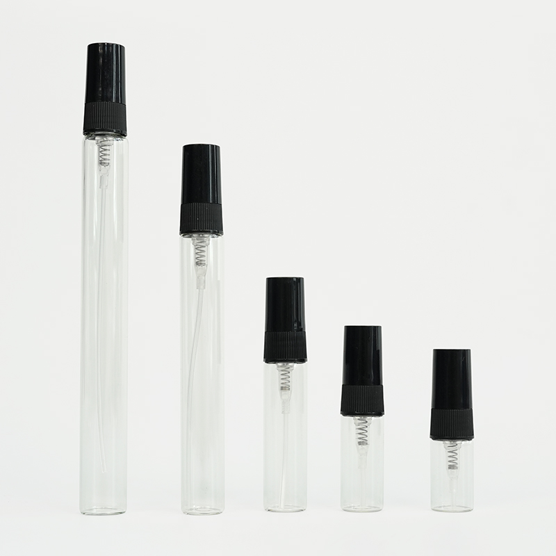 Clear mini glass spray bottles Clear mini glass spray bottles