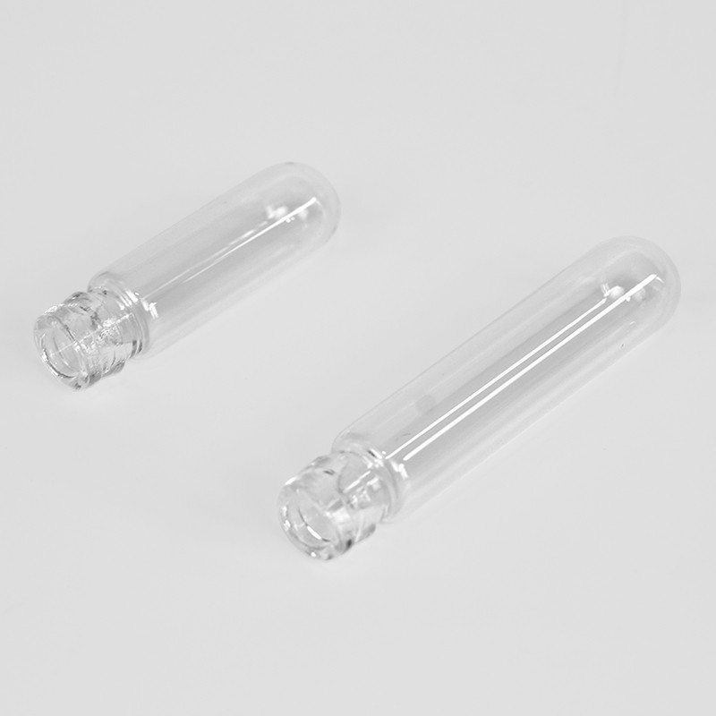 Clear glass tubular vial