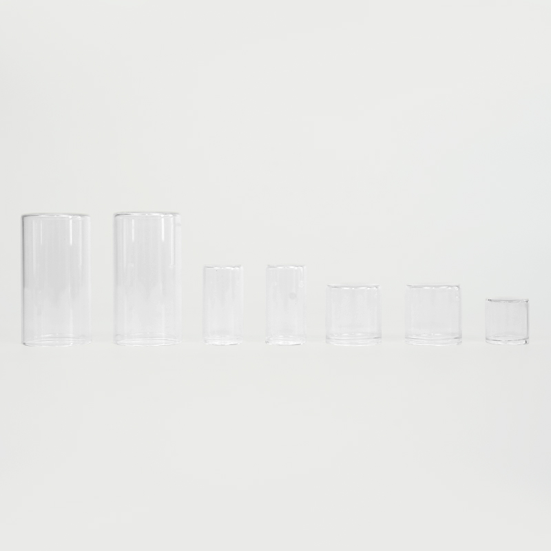 Clear glass tubular vial